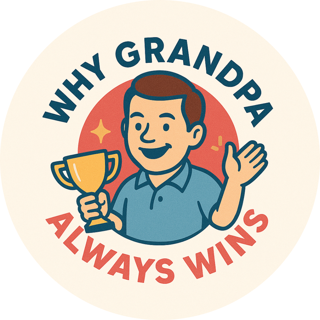 Why Grandpa Always Wins logo